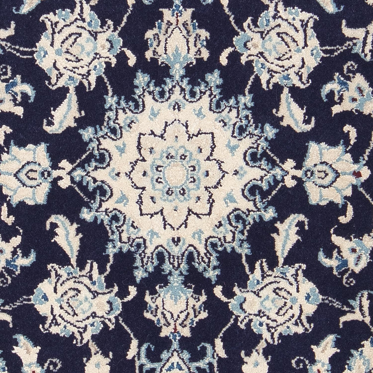 Persisk tæppe - Nain - Royal - 90 x 60 cm - mørkeblå