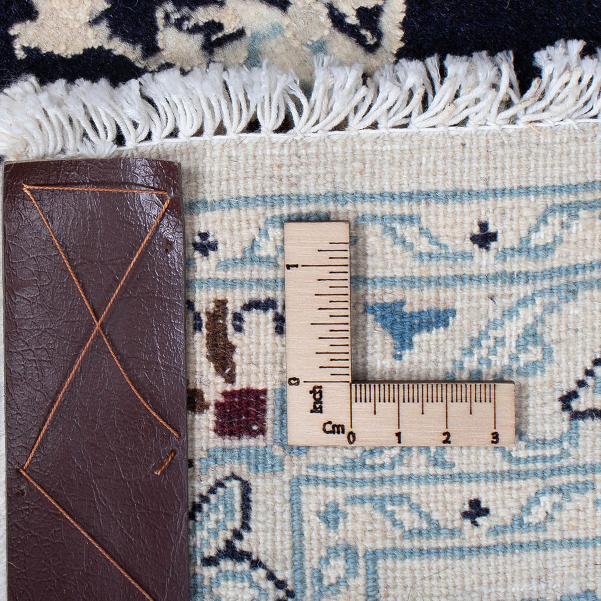 Persisk tæppe - Nain - Royal - 90 x 60 cm - mørkeblå