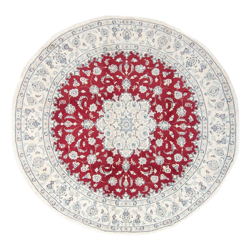 Persisk tæppe - Nain - Royal rundt  - 90 x 60 cm - rød