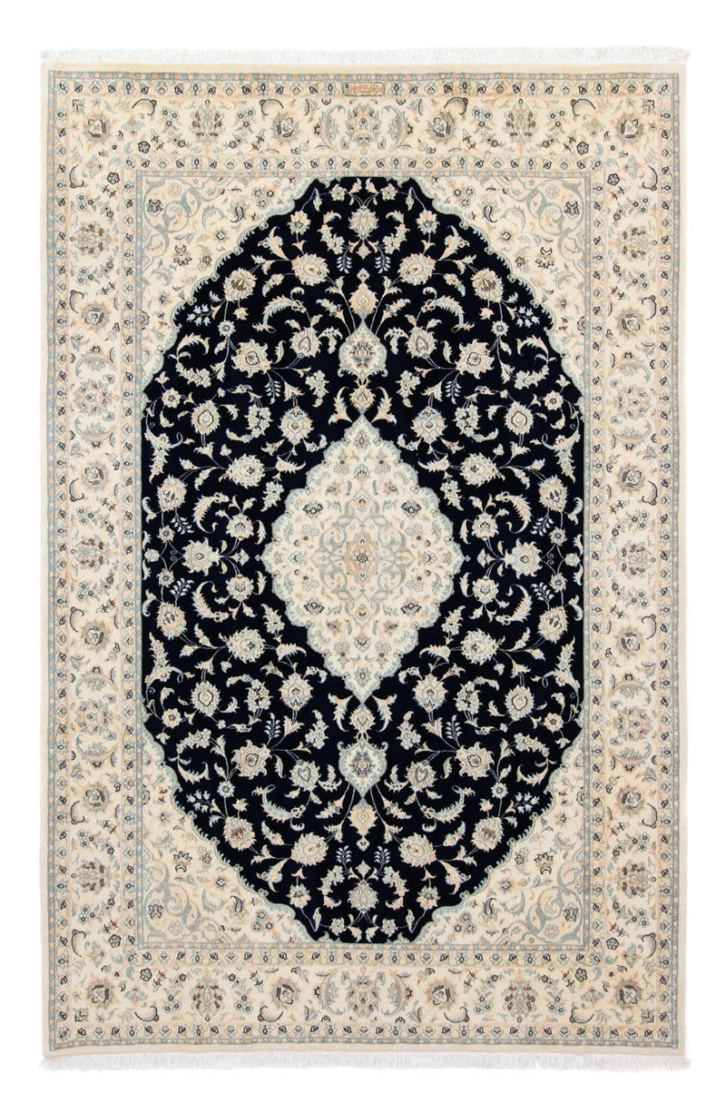 Persisk tæppe - Nain - Royal - 300 x 204 cm - sort