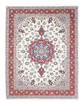 Persisk tæppe - Tabriz - Royal - 194 x 154 cm - beige