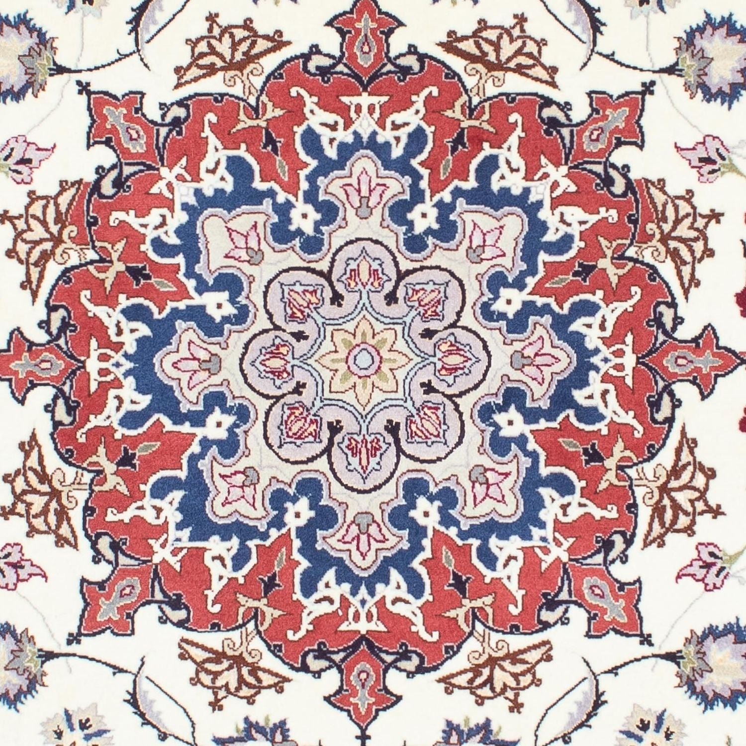 Persisk tæppe - Tabriz - Royal - 194 x 154 cm - beige