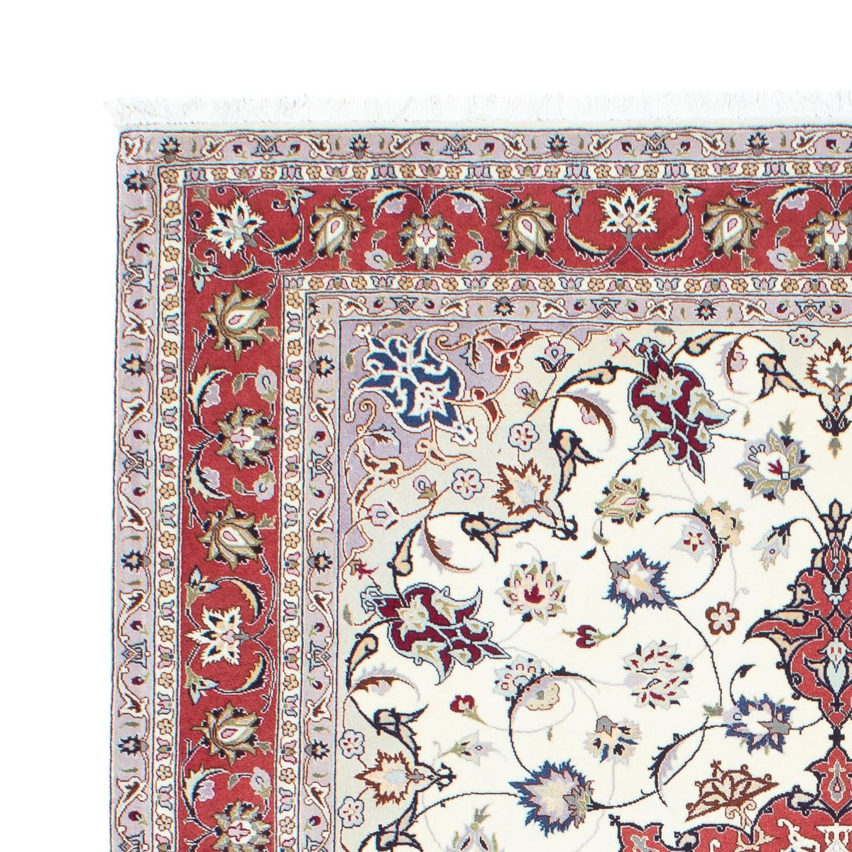 Tabriz - 50 Raj Tæppe 154x194cm - Persisk tæppe