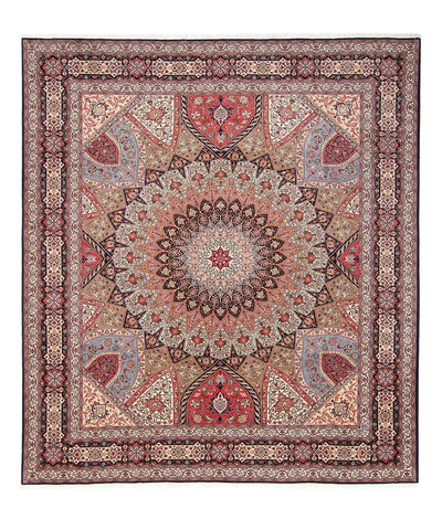 Tabriz - 50 Raj Tæppe 255x297cm - Persisk tæppe