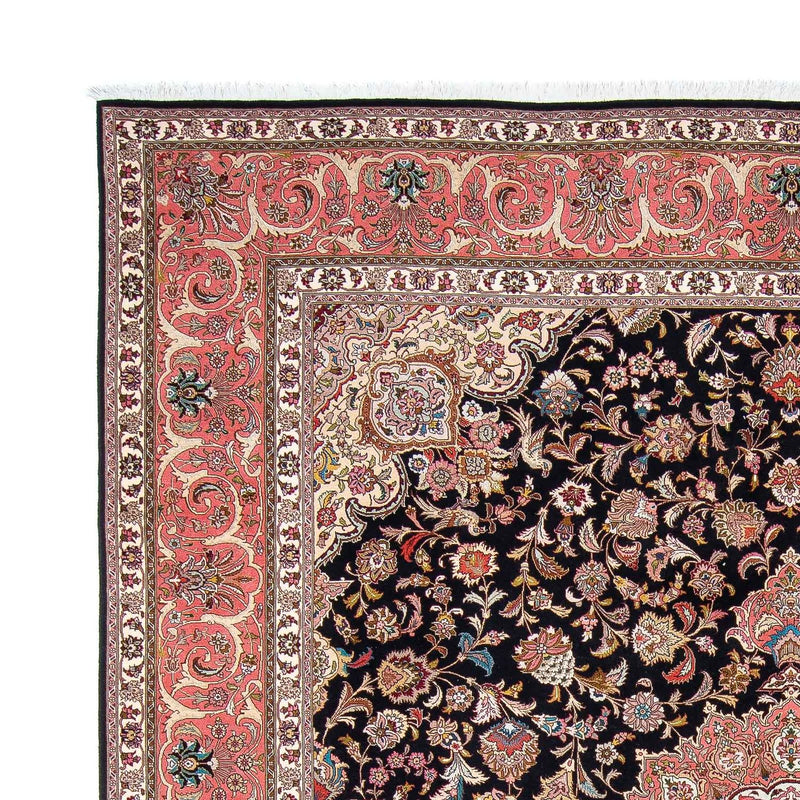 Persisk tæppe - Tabriz - Royal - 300 x 255 cm - mørkeblå