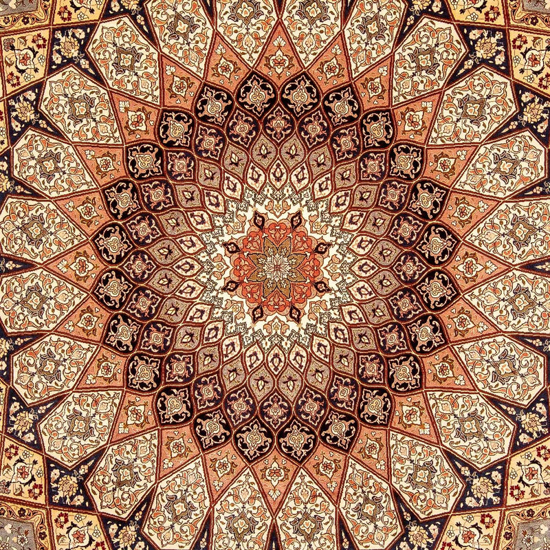 Persisk tæppe - Tabriz - Royal - 352 x 247 cm - flerfarvet
