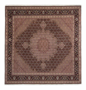 Persisk tæppe - Tabriz - Royal firkantet  - 248 x 245 cm - brun