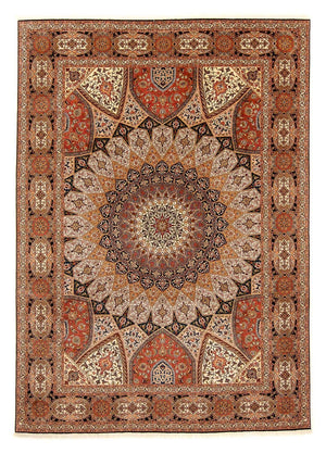Persisk tæppe - Tabriz - Royal - 351 x 253 cm - flerfarvet
