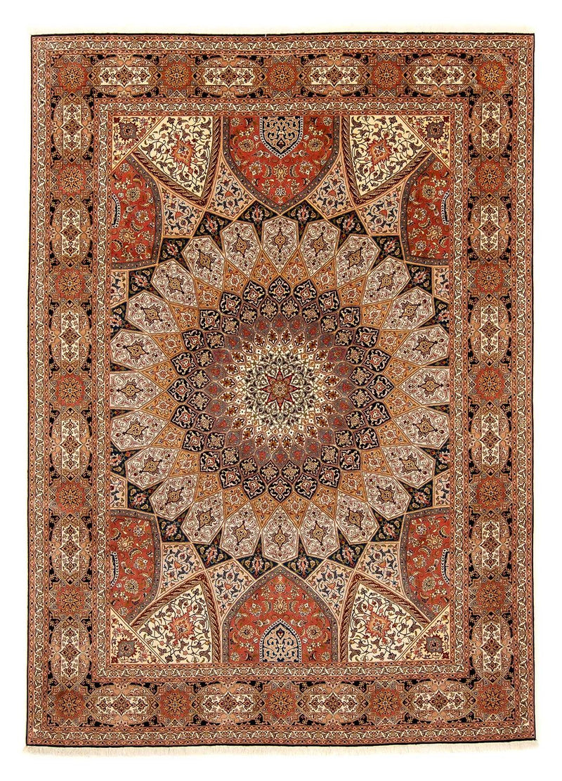 Persisk tæppe - Tabriz - Royal - 351 x 253 cm - flerfarvet