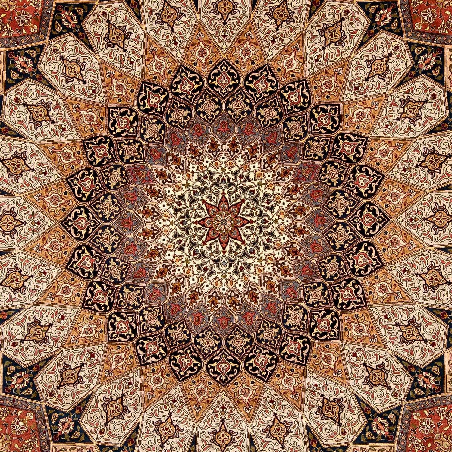 Persisk tæppe - Tabriz - Royal - 351 x 253 cm - flerfarvet