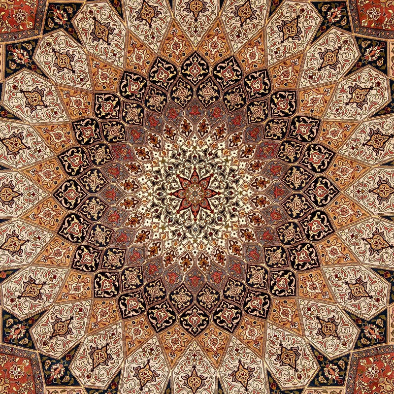 Persisk tæppe - Tabriz - Royal - 351 x 253 cm - flerfarvet