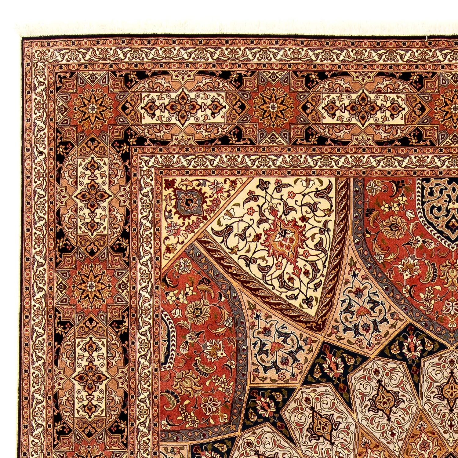 Persisk tæppe - Tabriz - Royal - 351 x 253 cm - flerfarvet