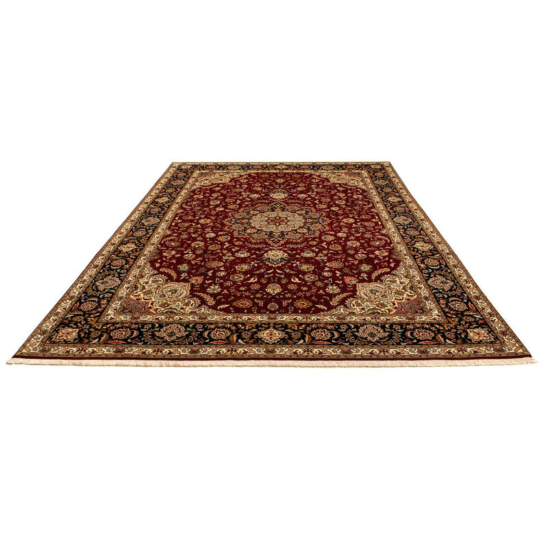 Persisk tæppe - Tabriz - Royal - 353 x 254 cm - mørkerød