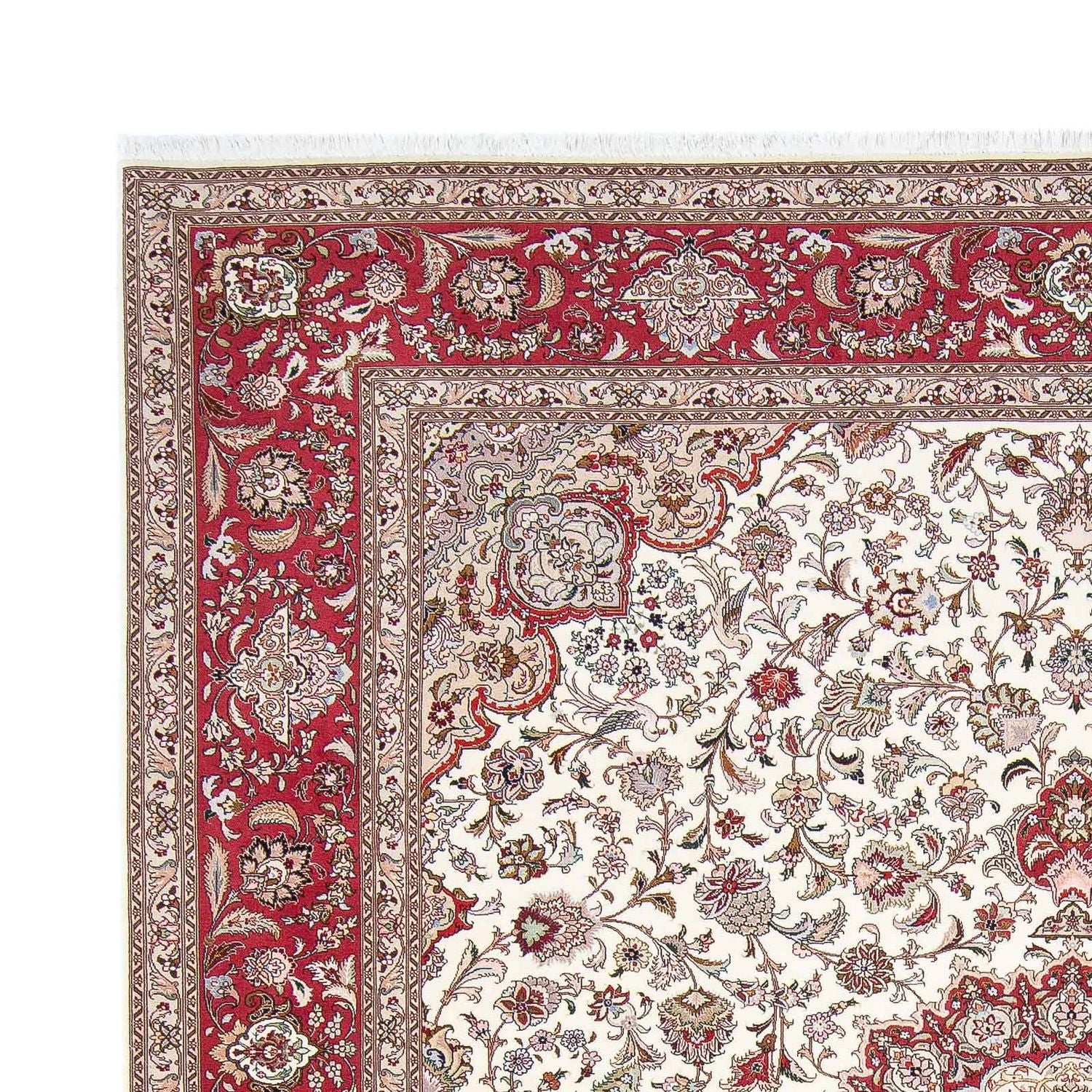 Persisk tæppe - Tabriz - Royal - 299 x 251 cm - beige