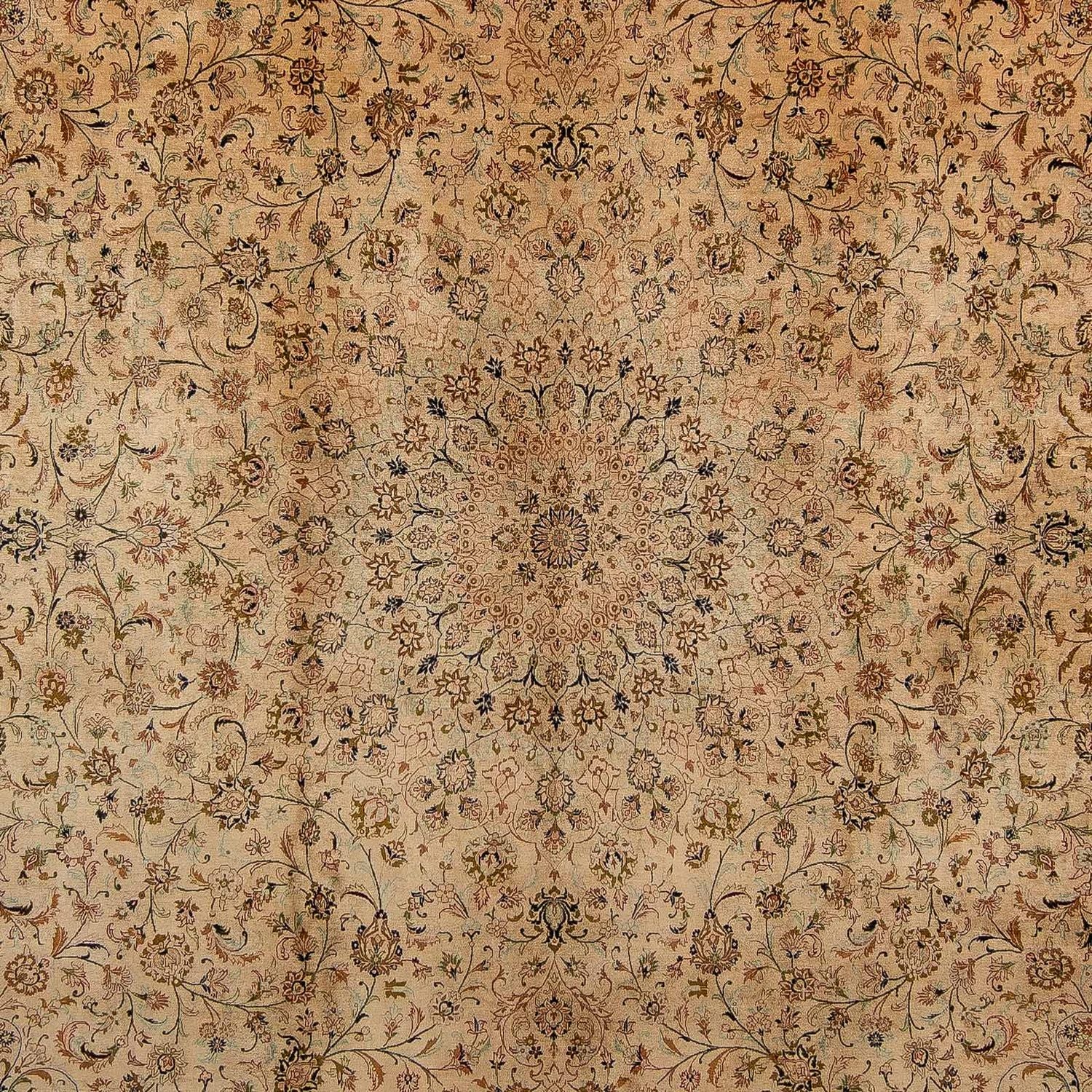Persisk tæppe - Ghom - 354 x 243 cm - flerfarvet