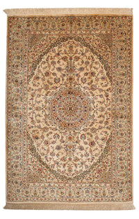 Persisk tæppe - Ghom - 195 x 131 cm - beige