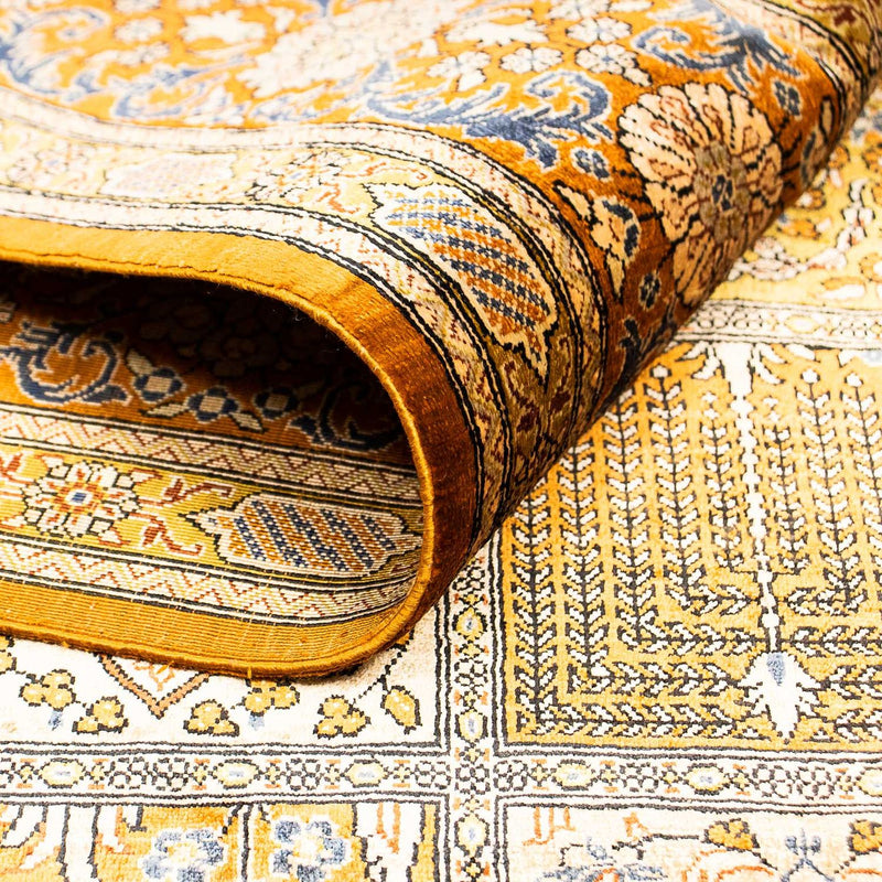 Silketæppe - Ghom Silk - Premium - 200 x 132 cm - flerfarvet