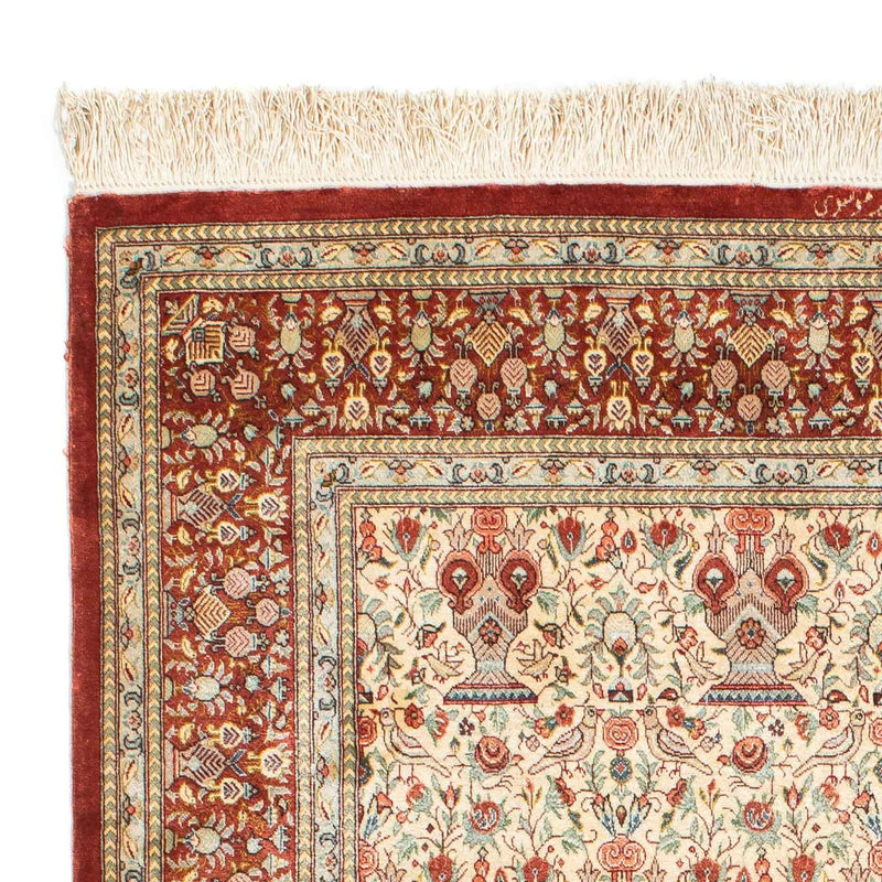 Persisk tæppe - Ghom - 158 x 107 cm - beige