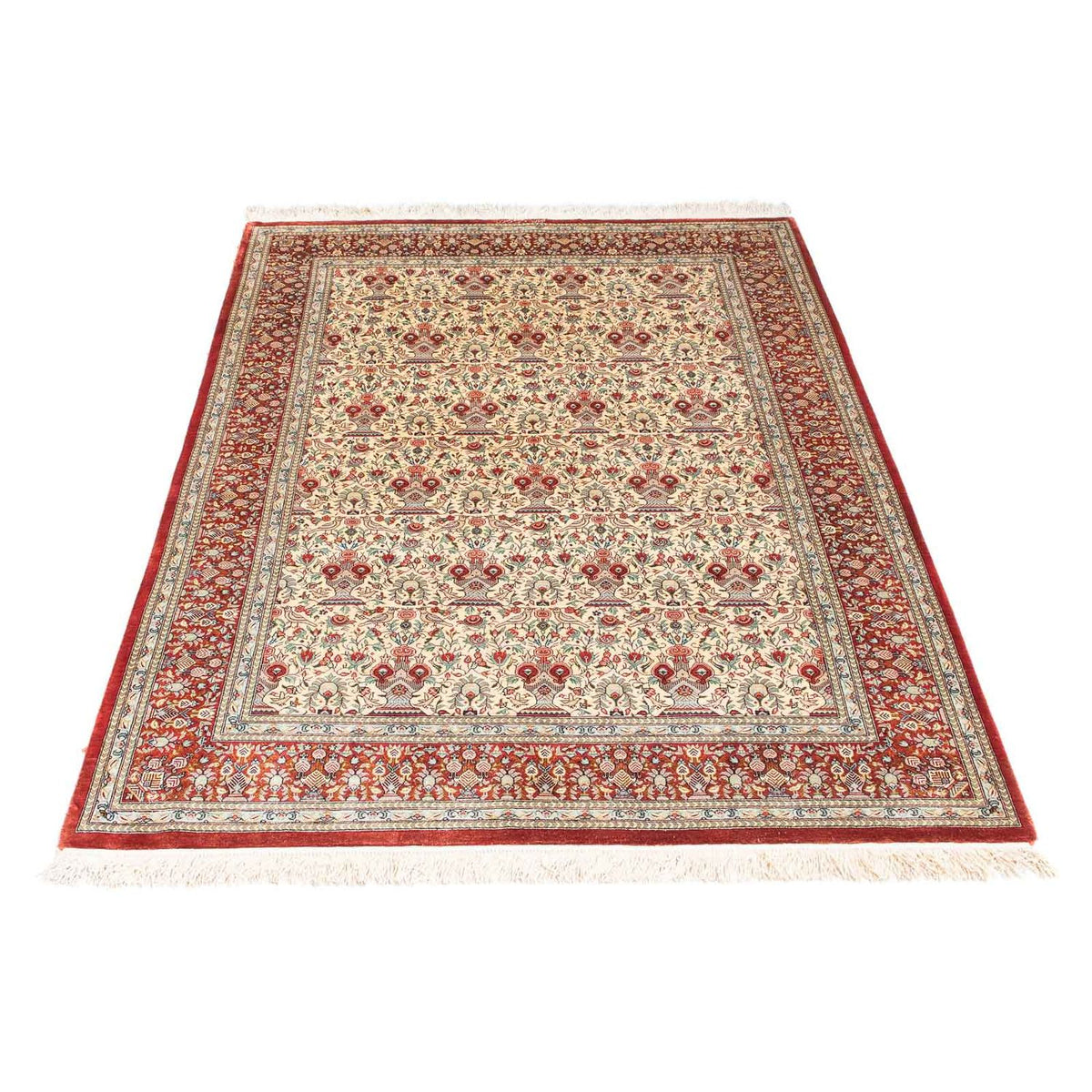 Persisk tæppe - Ghom - 158 x 107 cm - beige