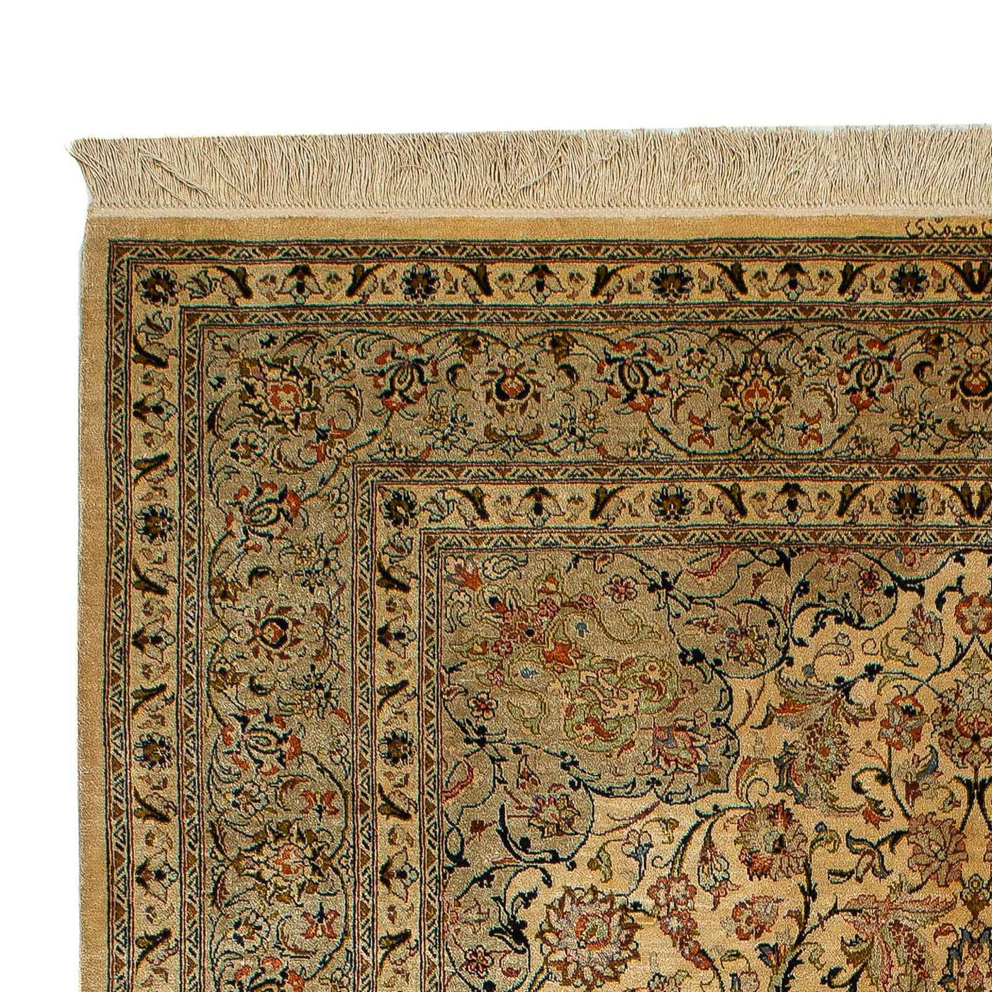 Qom Tæppe 204x129cm - Persisk tæppe