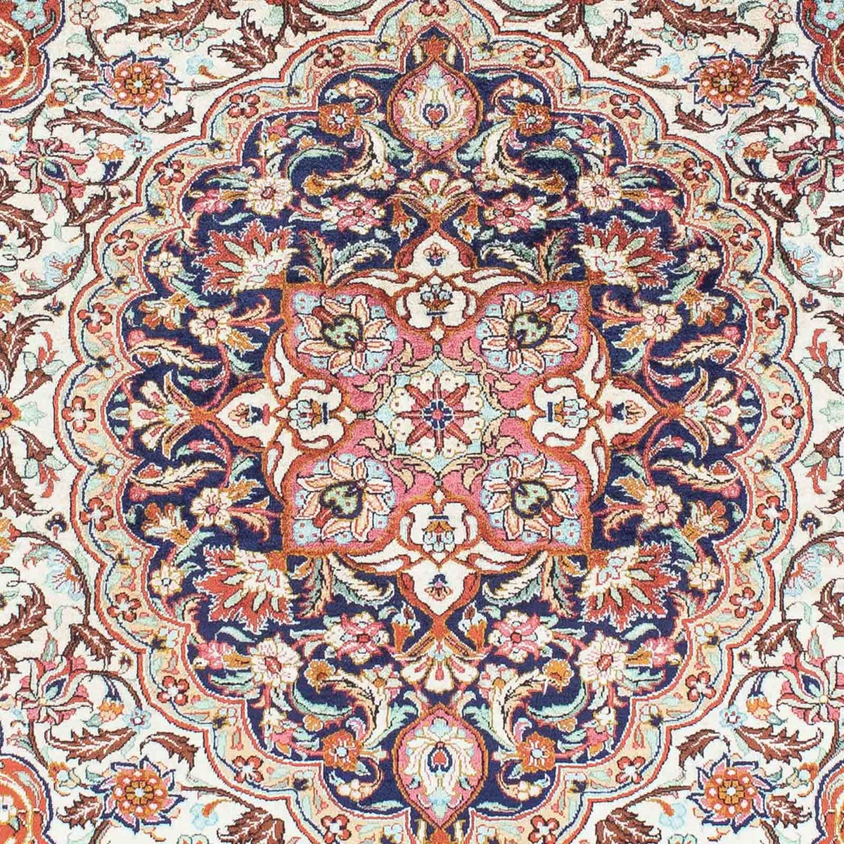 Persisk tæppe - Ghom - 148 x 102 cm - beige