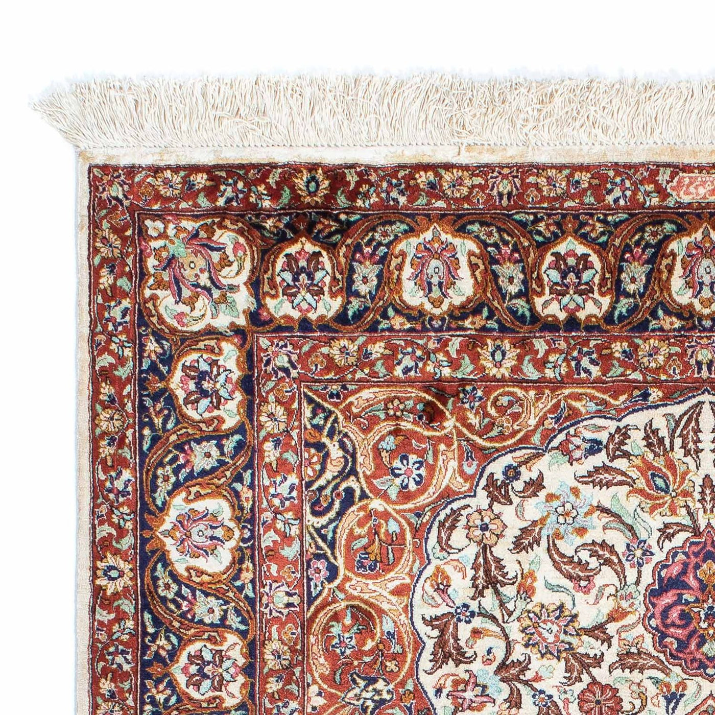 Qom Tæppe 148x102cm - Persisk tæppe