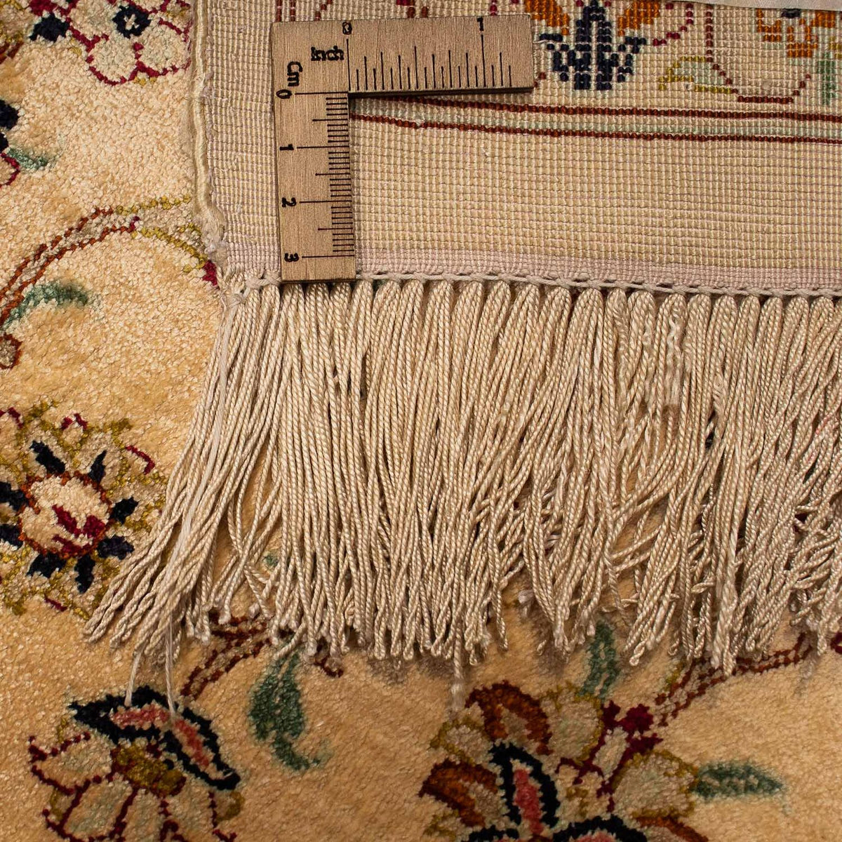 Persisk tæppe - Ghom - 200 x 133 cm - beige