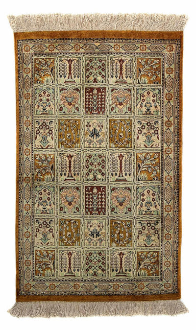 Qom Tæppe 50x76cm - Persisk tæppe