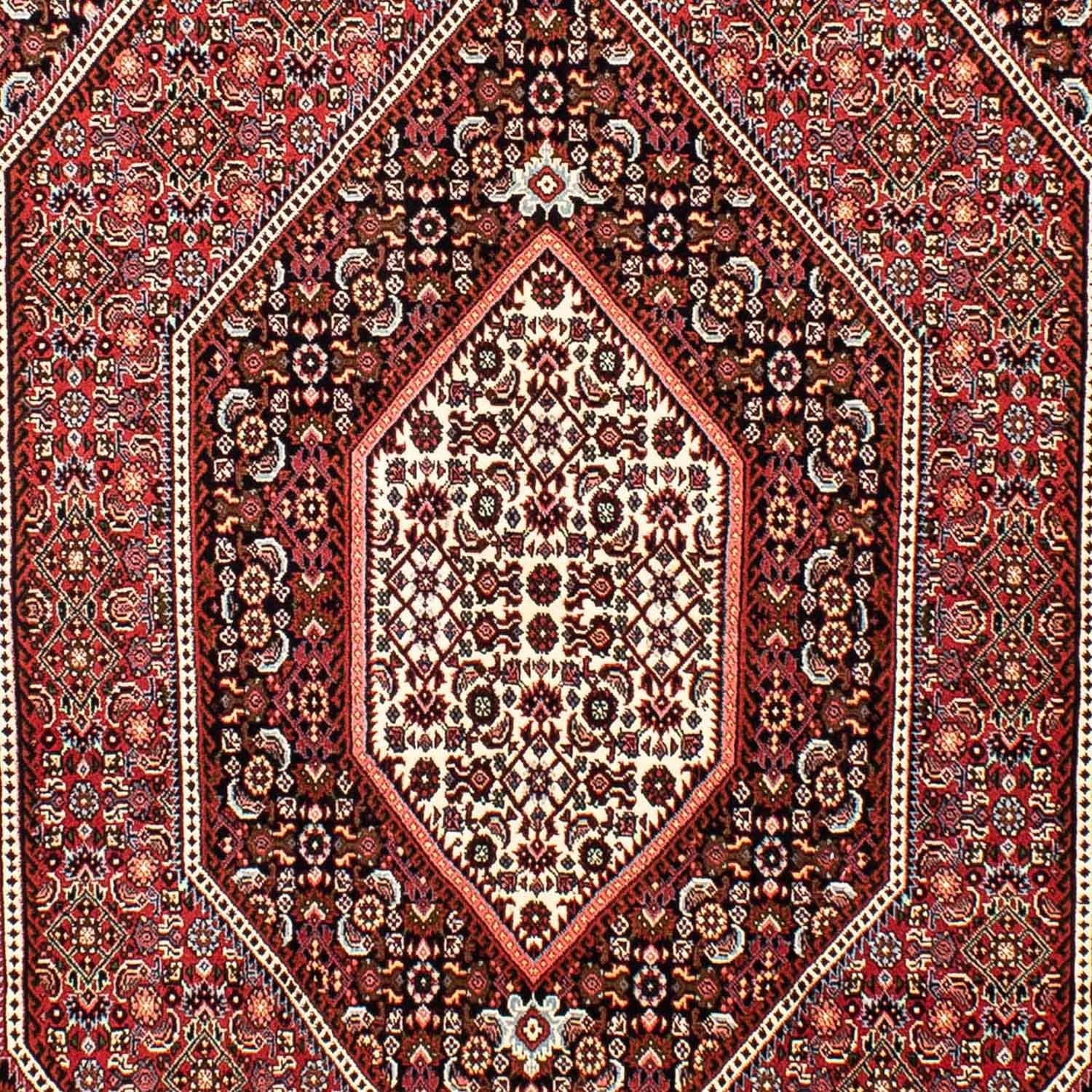 Persisk tæppe - Bijar - 257 x 162 cm - lysrød