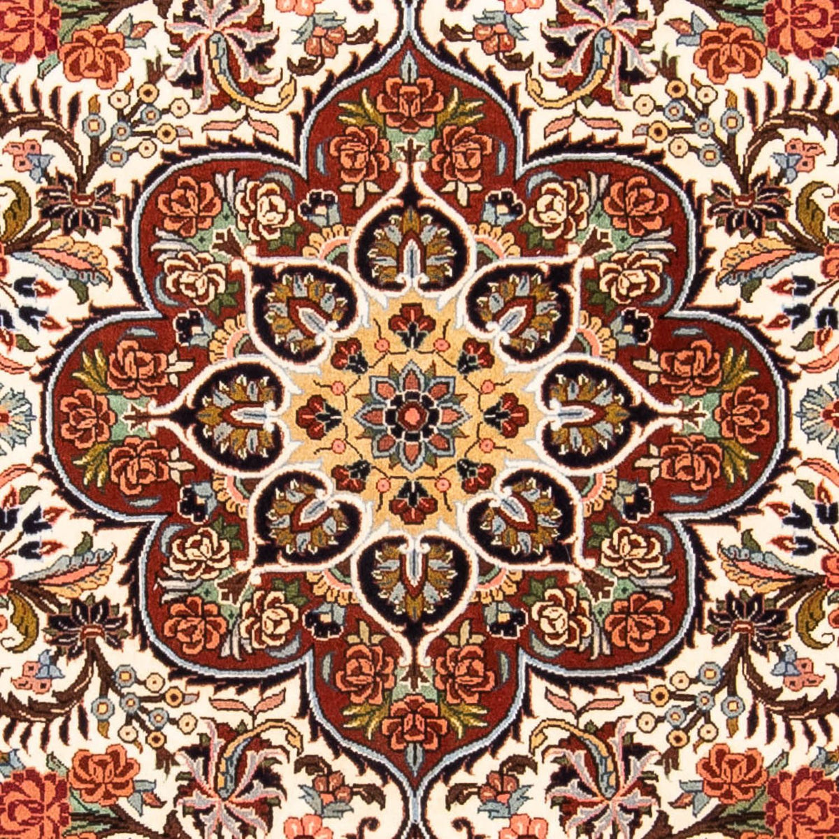 Persisk tæppe - Bijar - 232 x 173 cm - beige