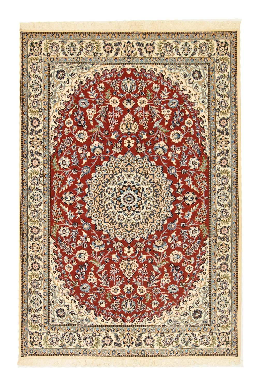 Persisk tæppe - Nain - Premium - 162 x 110 cm - rød