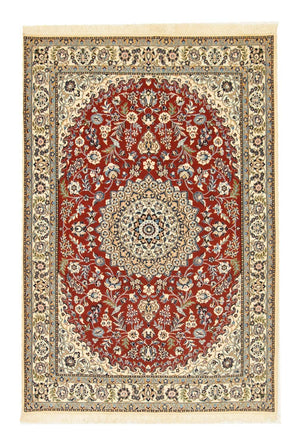 Persisk tæppe - Nain - Premium - 162 x 110 cm - rød
