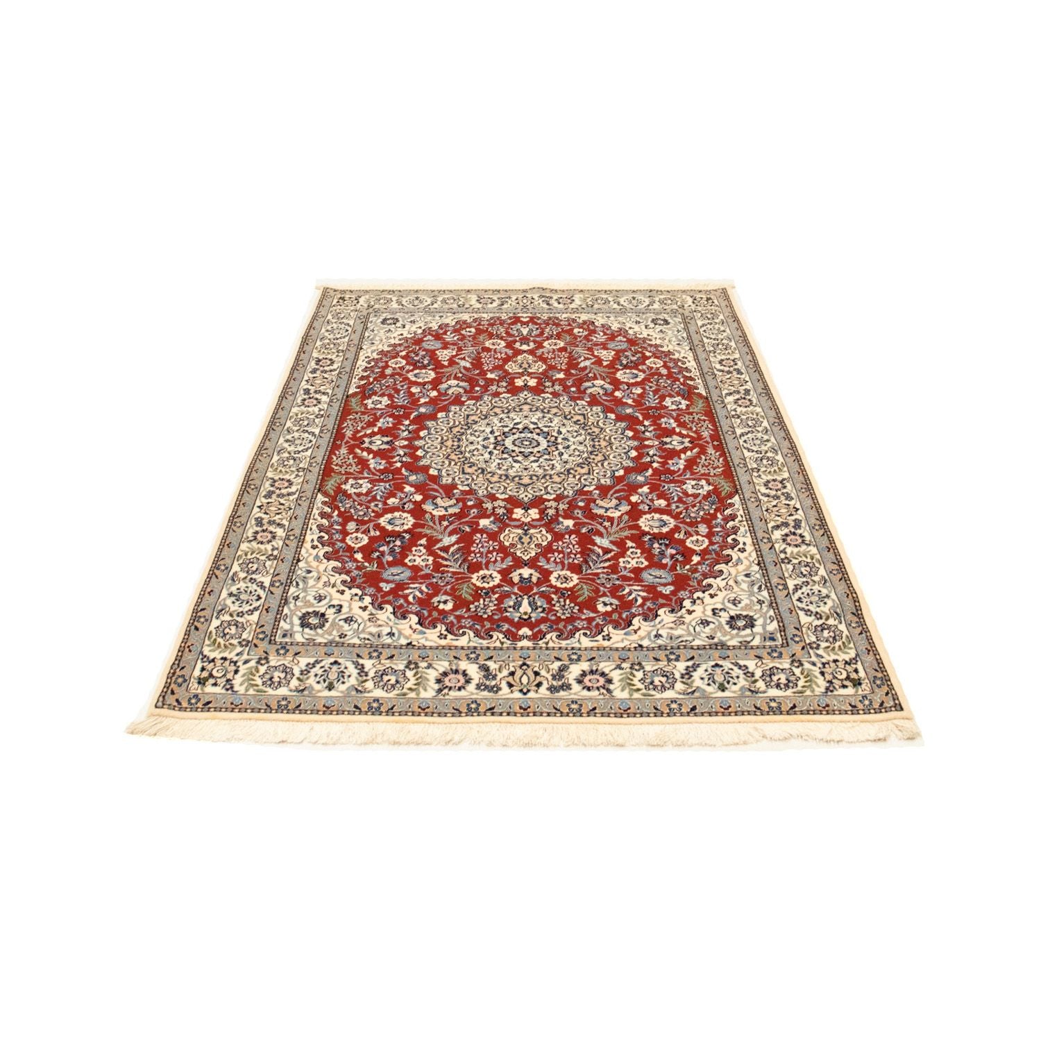 Persisk tæppe - Nain - Premium - 162 x 110 cm - rød