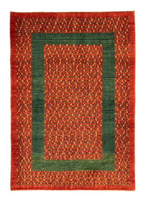 Gabbeh Tæppe - Loribaft Persisk - 178 x 122 cm - rød