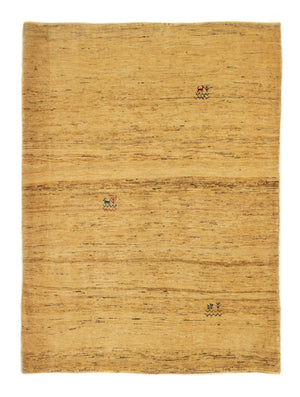 Gabbeh Tæppe - Loribaft Persisk - 167 x 124 cm - guld