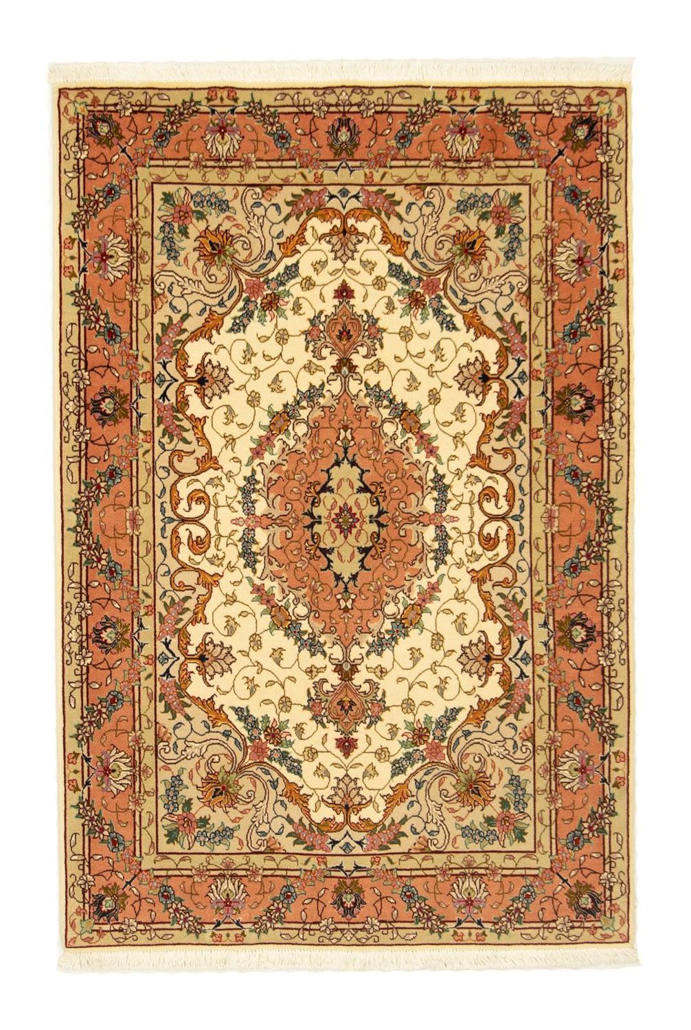 Persisk tæppe - Tabriz - Royal - 152 x 100 cm - beige