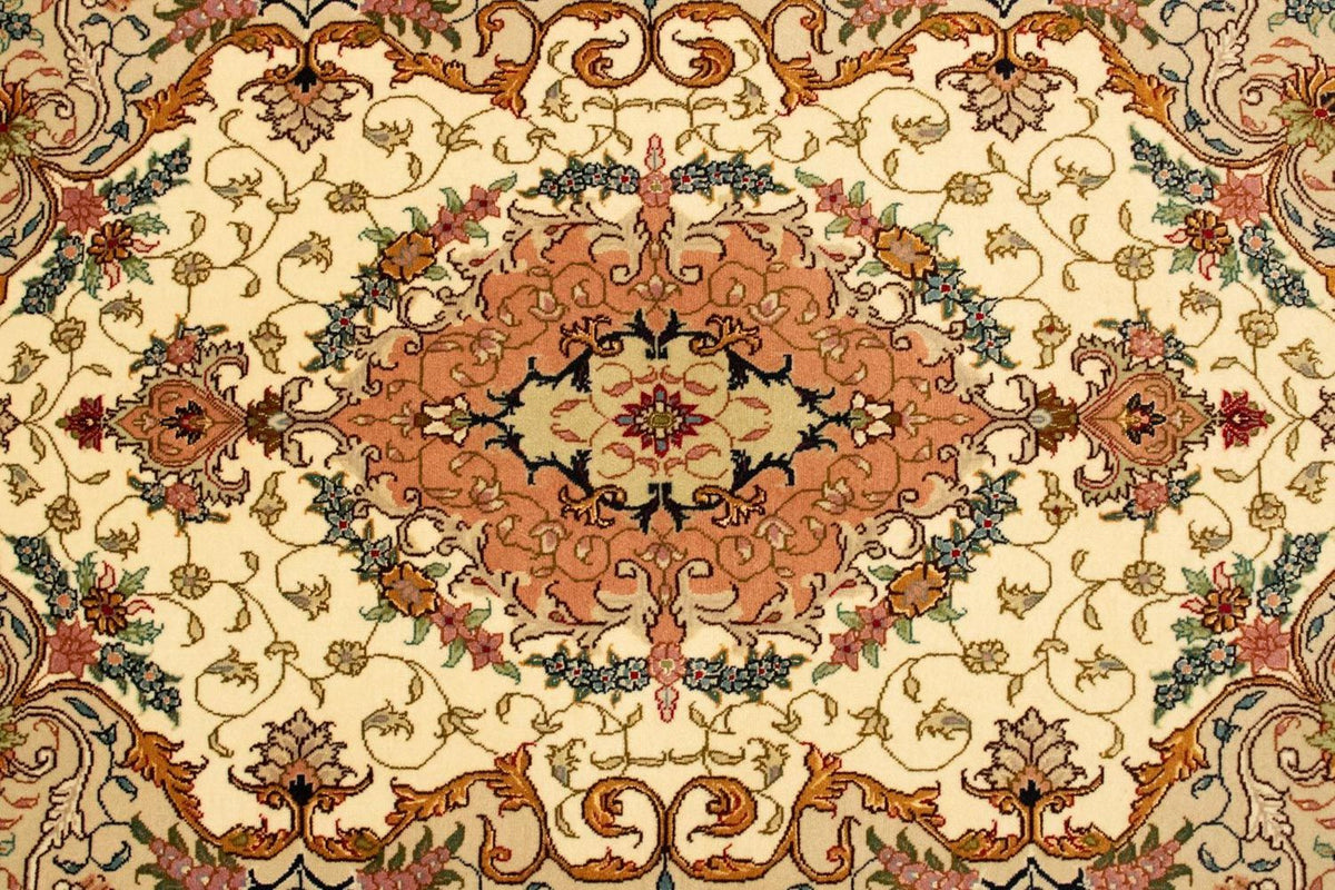 Persisk tæppe - Tabriz - Royal - 152 x 100 cm - beige