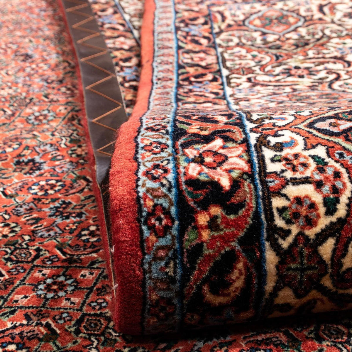 Persisk tæppe - Bijar - Royal - 363 x 248 cm - rød