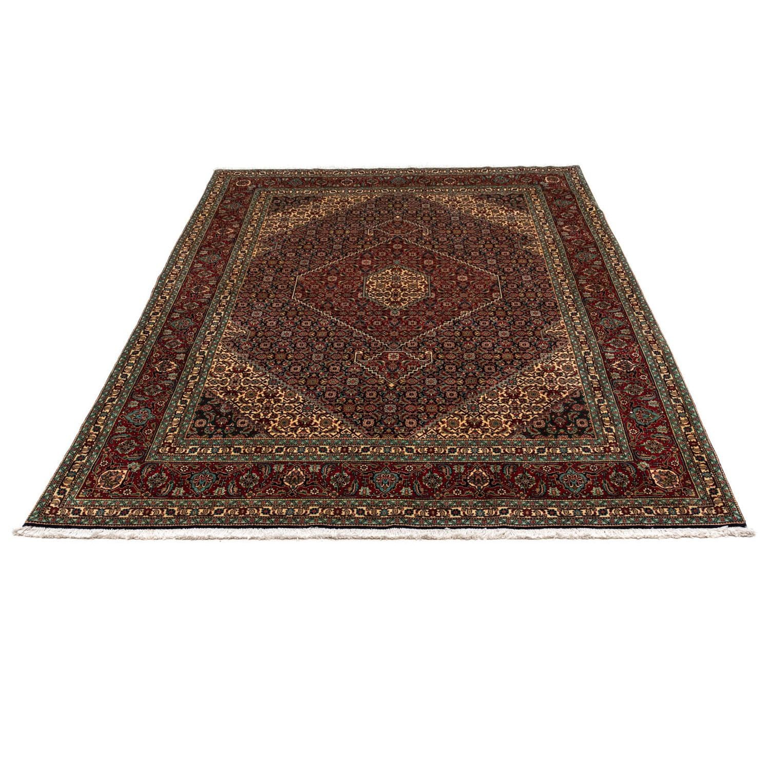 Persisk tæppe - Tabriz - Royal - 300 x 199 cm - mørkerød