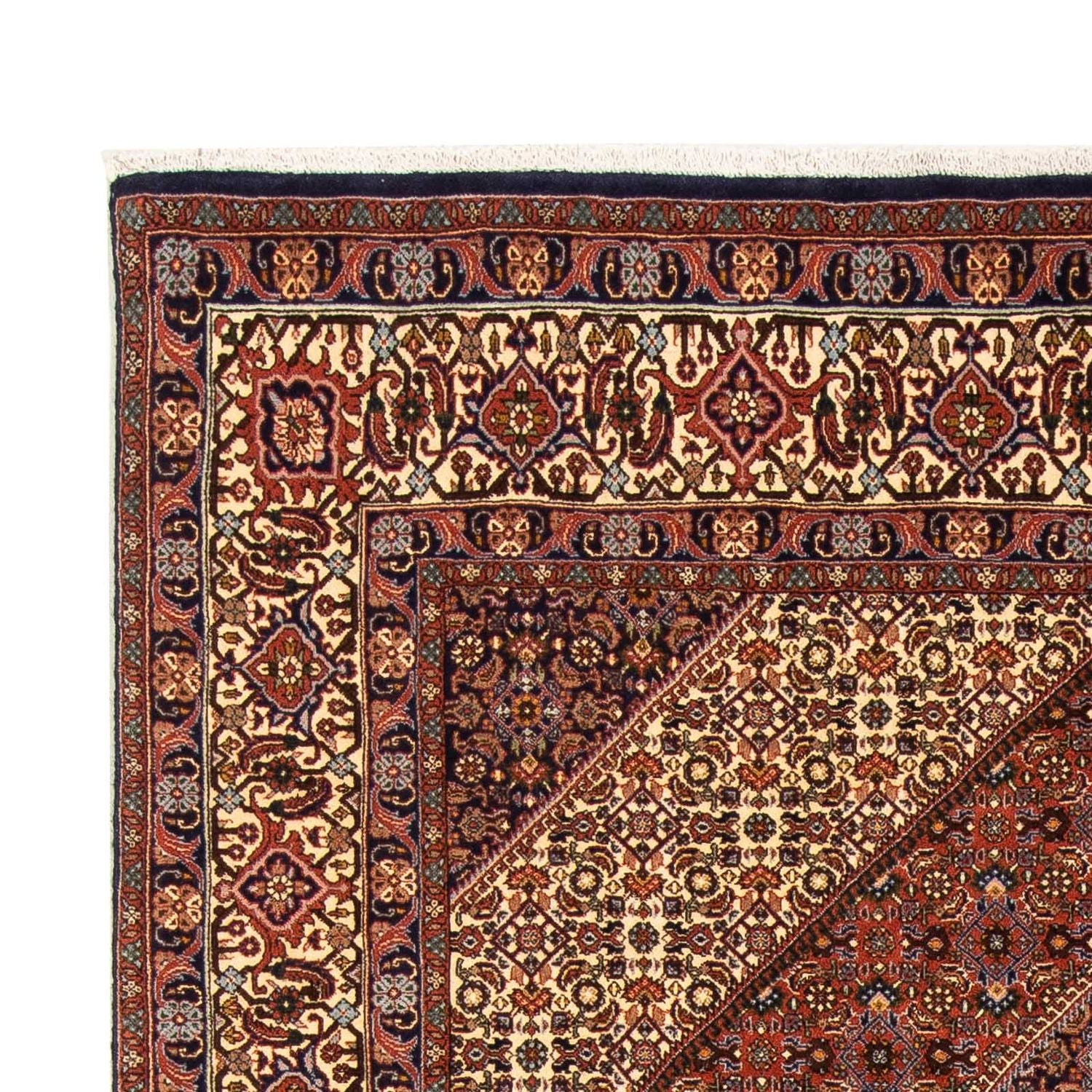 Persisk tæppe - Bijar - 237 x 170 cm - brun