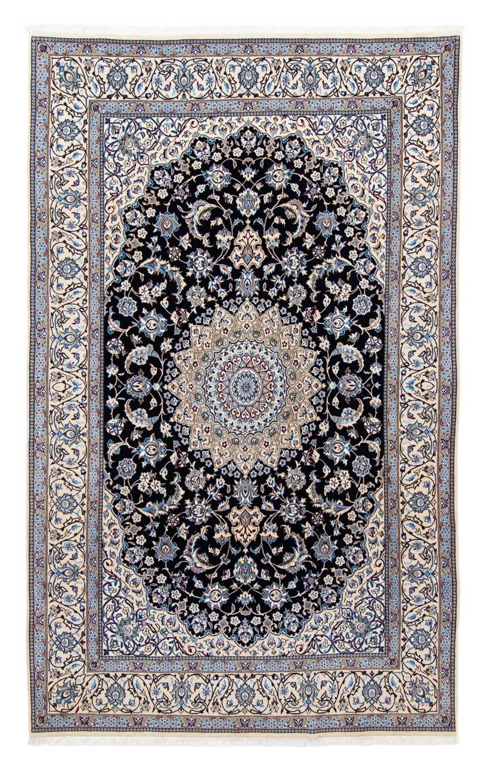 Persisk tæppe - Nain - Royal - 292 x 200 cm - sort