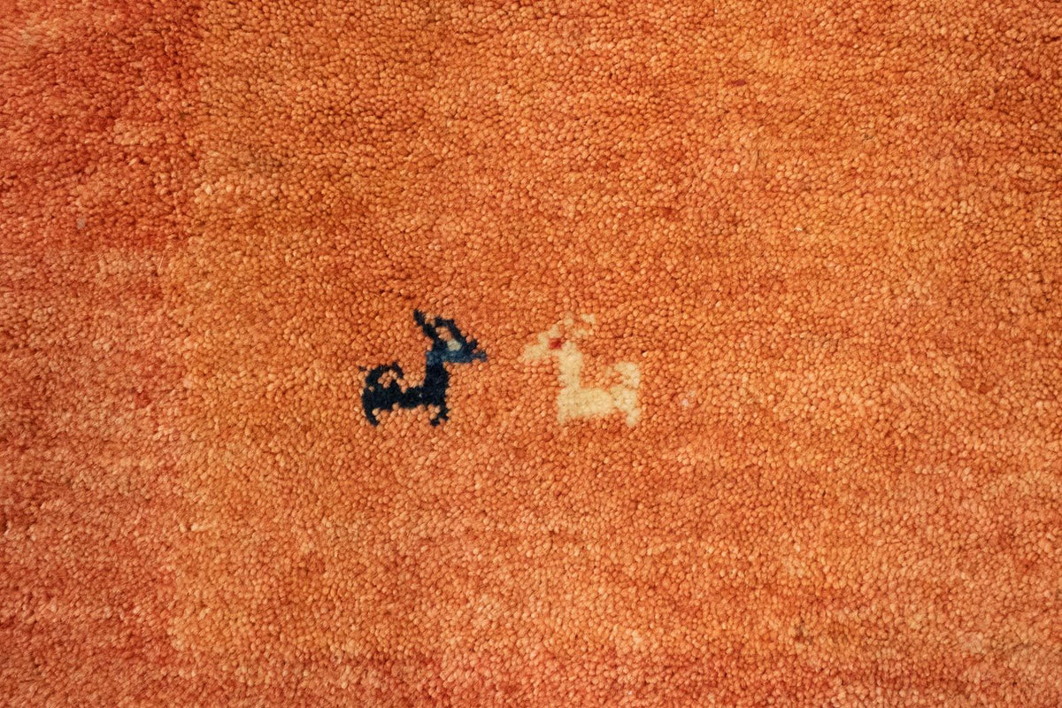 Løber Gabbeh-tæppe - Persisk - 294 x 101 cm - rust