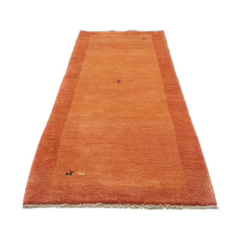 Løber Gabbeh-tæppe - Persisk - 294 x 101 cm - rust