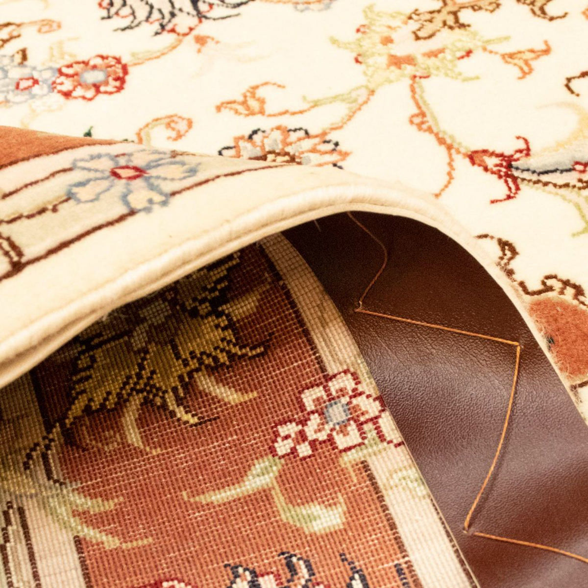 Persisk tæppe - Tabriz - Royal - 155 x 102 cm - beige