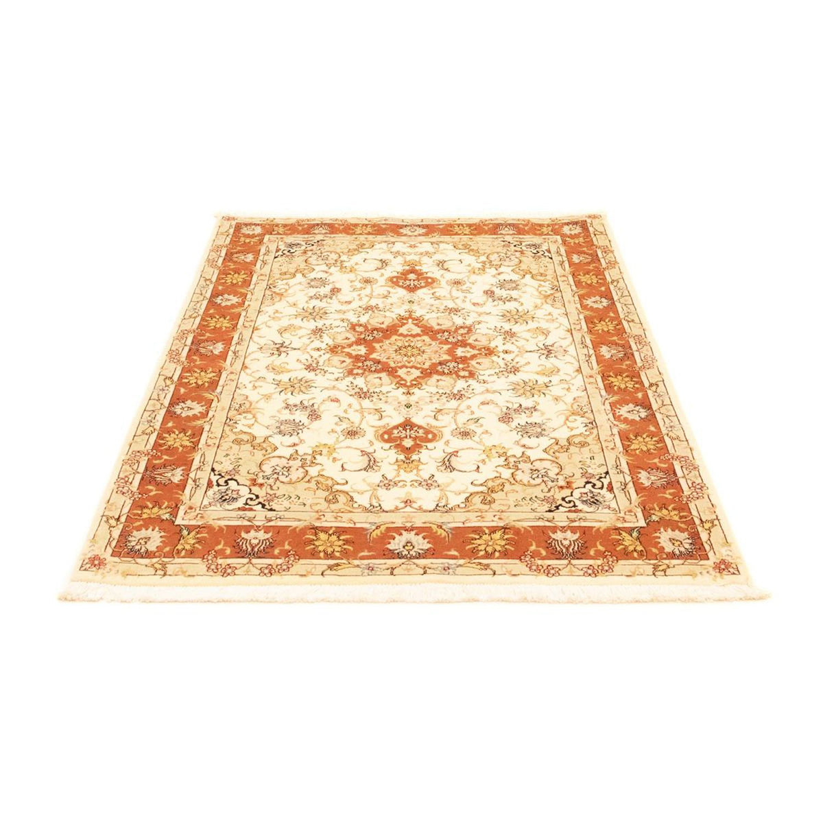 Persisk tæppe - Tabriz - Royal - 155 x 102 cm - beige