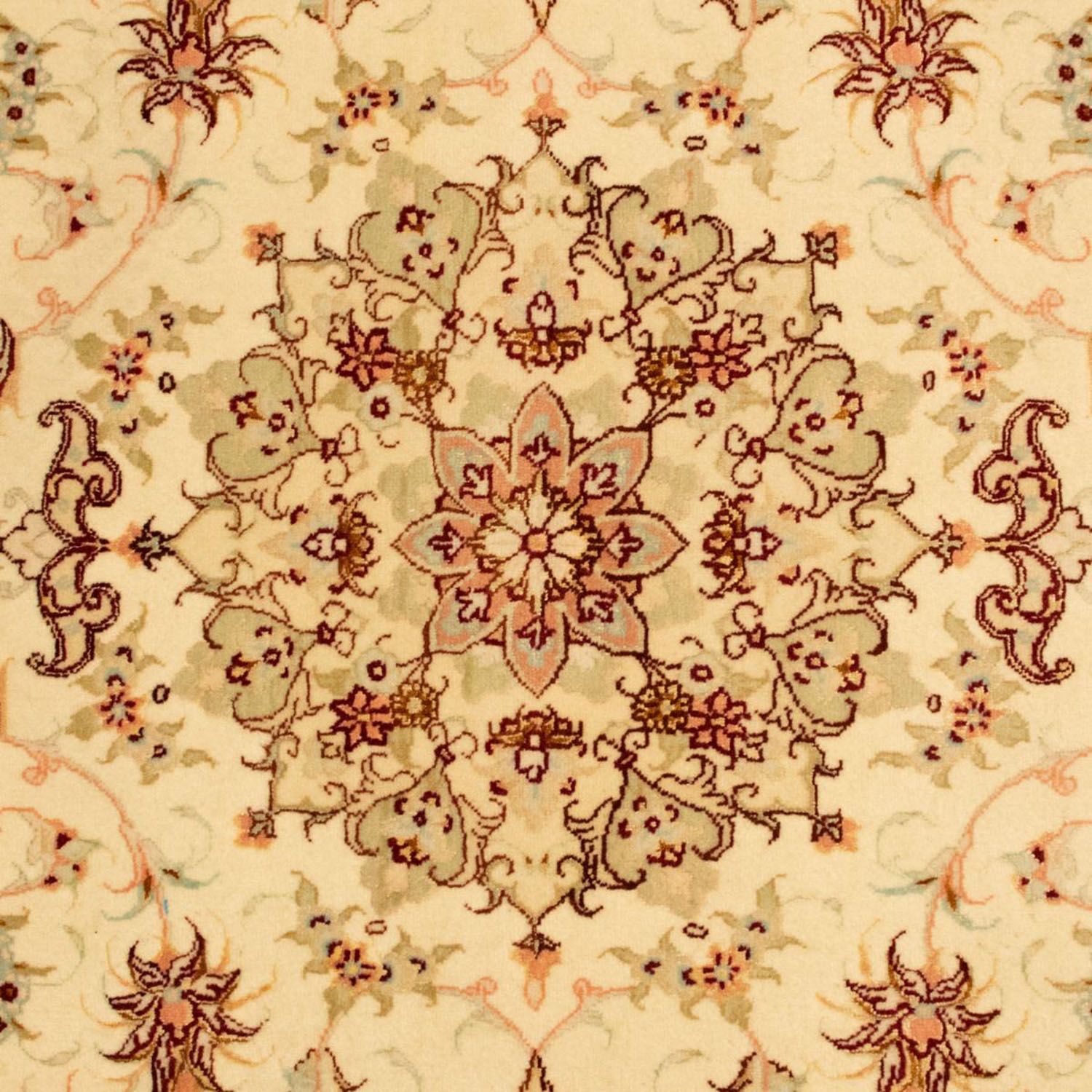 Persisk tæppe - Tabriz - Royal - 147 x 102 cm - beige