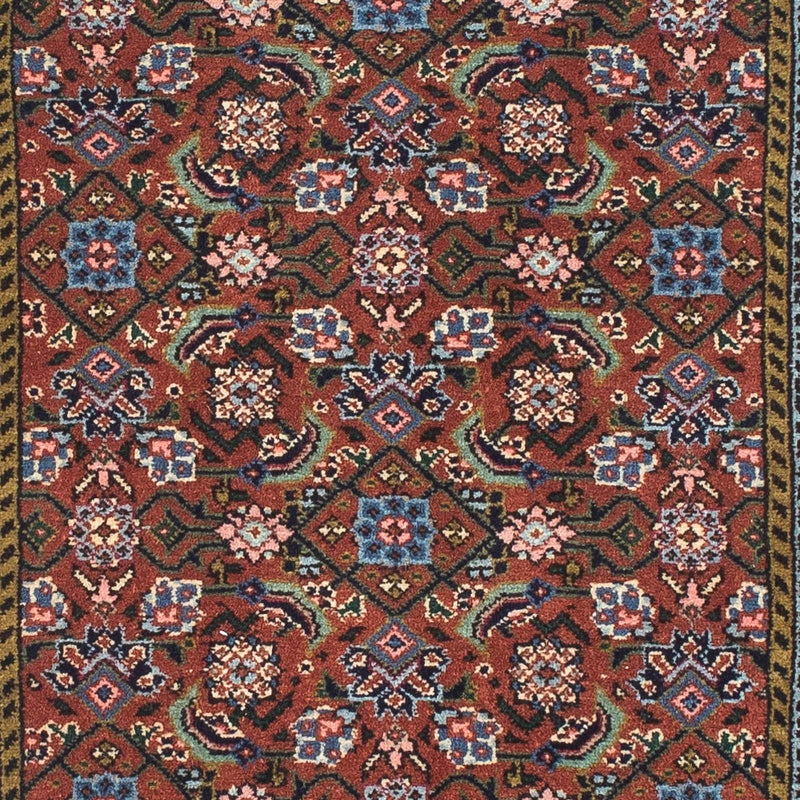 Løber Persisk tæppe - Bijar - 212 x 73 cm - brun
