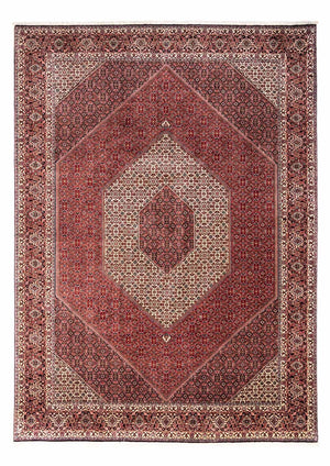 Persisk tæppe - Bijar - Royal - 343 x 253 cm - rød