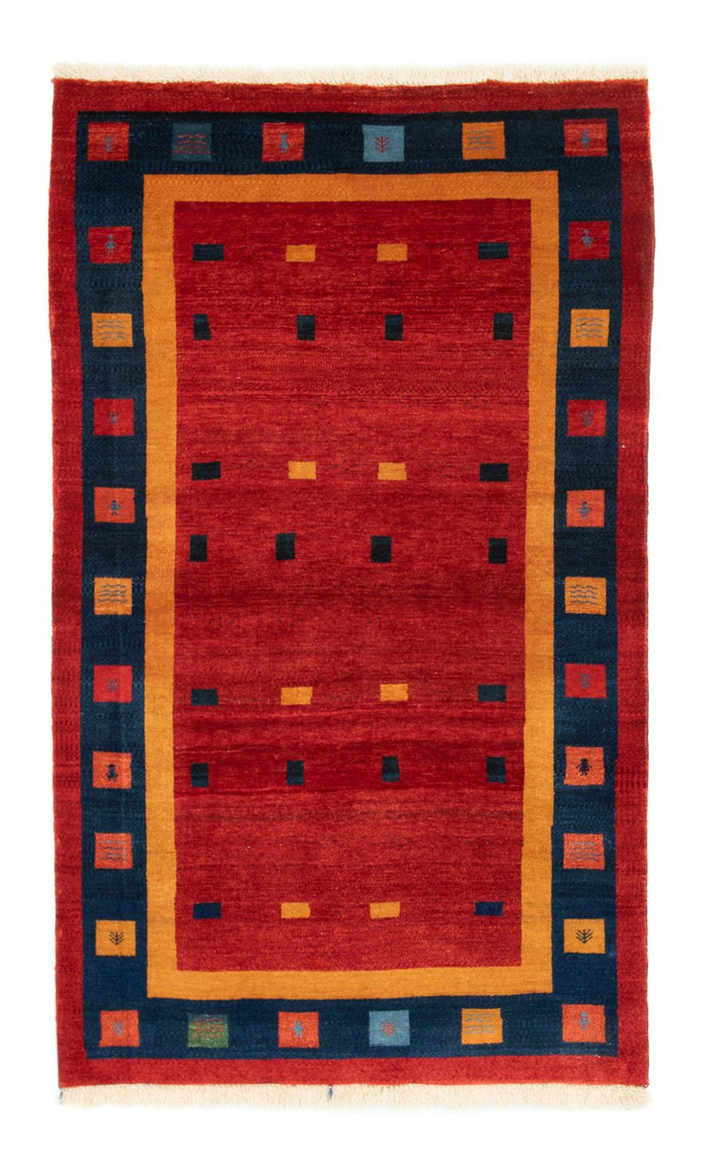 Løber Gabbeh Tæppe - Loribaft Persisk - 175 x 102 cm - rød