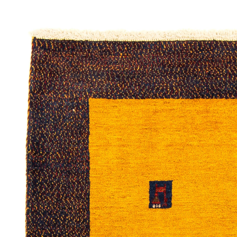 Gabbeh Tæppe - Loribaft Persisk - 150 x 107 cm - guld